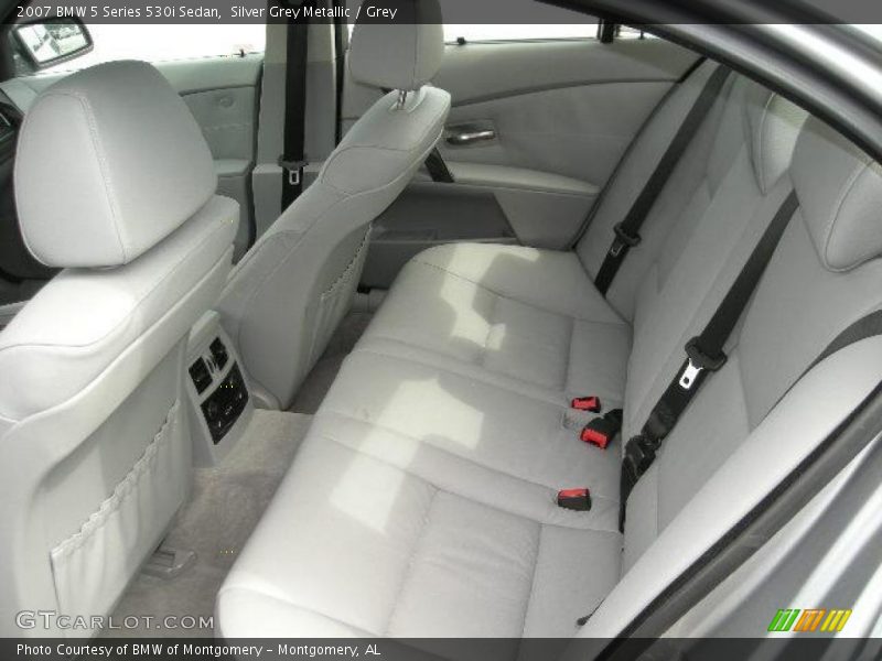 Silver Grey Metallic / Grey 2007 BMW 5 Series 530i Sedan