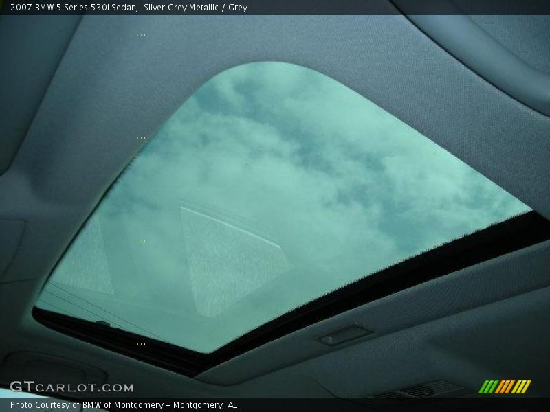 Silver Grey Metallic / Grey 2007 BMW 5 Series 530i Sedan