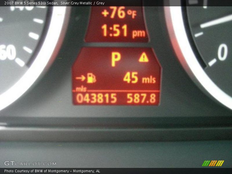 Silver Grey Metallic / Grey 2007 BMW 5 Series 530i Sedan