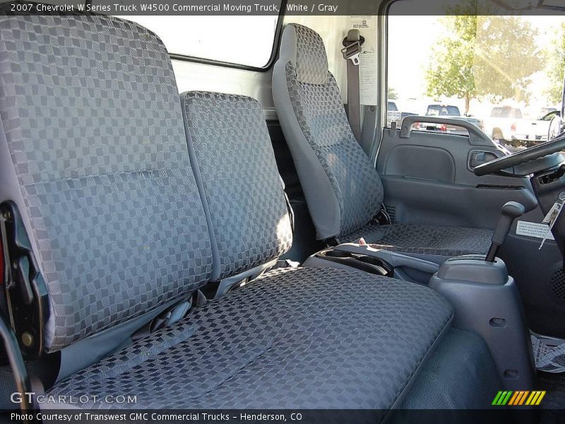 White / Gray 2007 Chevrolet W Series Truck W4500 Commercial Moving Truck