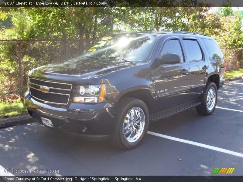 Dark Blue Metallic / Ebony 2007 Chevrolet Tahoe LS 4x4