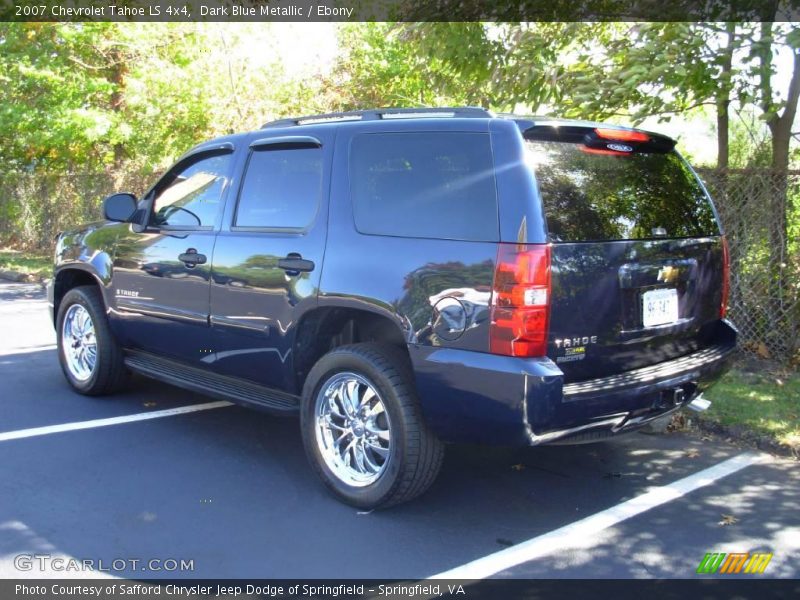 Dark Blue Metallic / Ebony 2007 Chevrolet Tahoe LS 4x4
