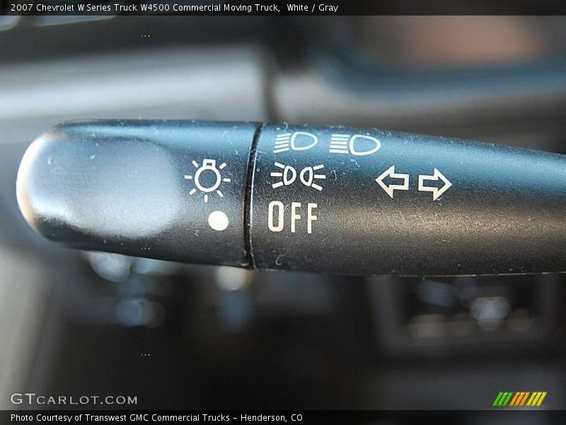 White / Gray 2007 Chevrolet W Series Truck W4500 Commercial Moving Truck