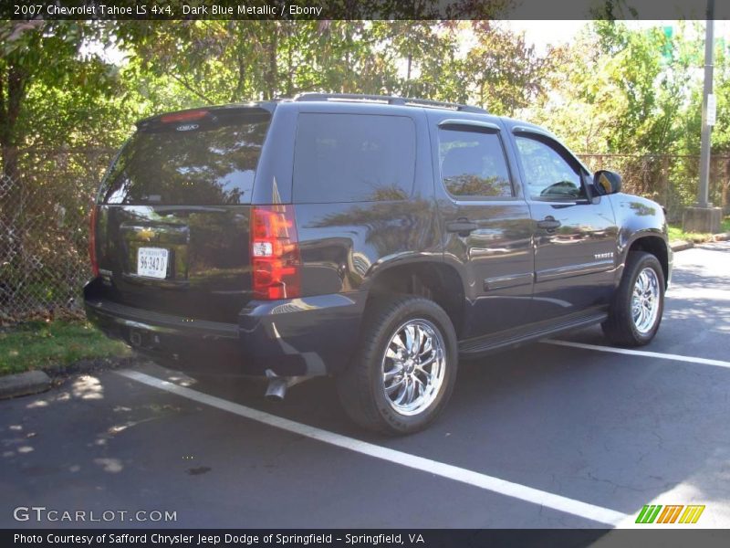 Dark Blue Metallic / Ebony 2007 Chevrolet Tahoe LS 4x4