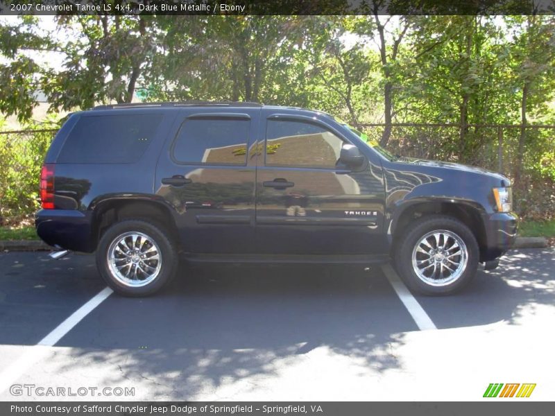 Dark Blue Metallic / Ebony 2007 Chevrolet Tahoe LS 4x4