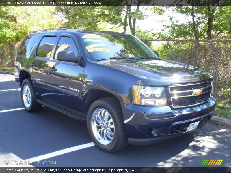 Dark Blue Metallic / Ebony 2007 Chevrolet Tahoe LS 4x4