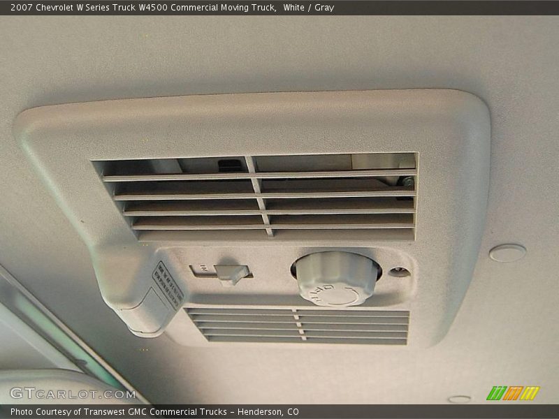 White / Gray 2007 Chevrolet W Series Truck W4500 Commercial Moving Truck