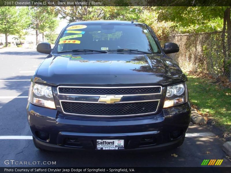 Dark Blue Metallic / Ebony 2007 Chevrolet Tahoe LS 4x4