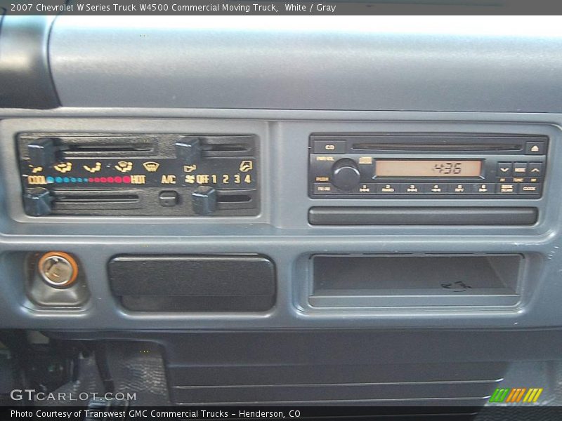 White / Gray 2007 Chevrolet W Series Truck W4500 Commercial Moving Truck