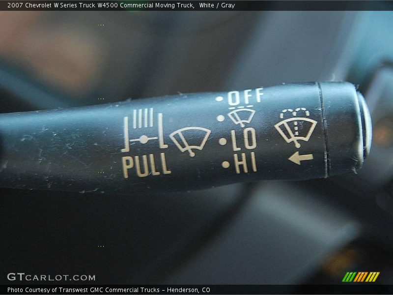 White / Gray 2007 Chevrolet W Series Truck W4500 Commercial Moving Truck