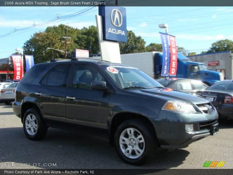 Sage Brush Green Pearl / Quartz 2006 Acura MDX Touring