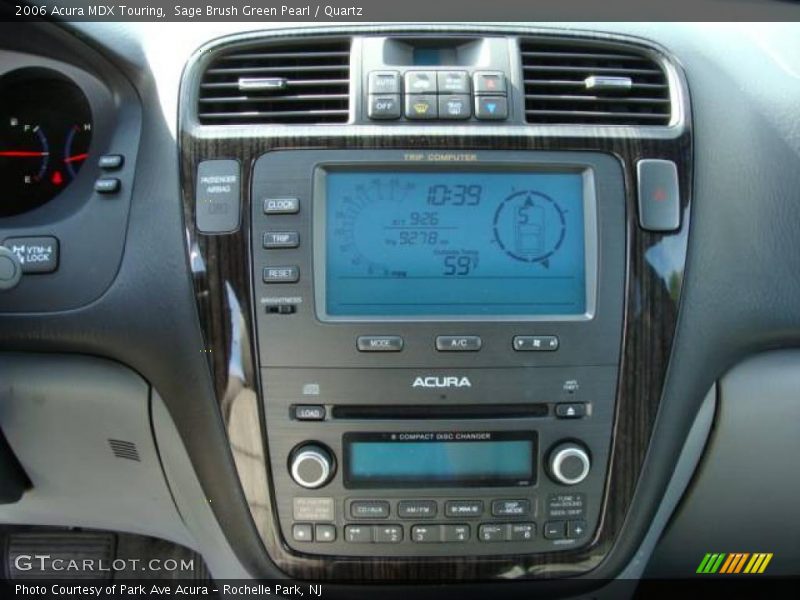 Sage Brush Green Pearl / Quartz 2006 Acura MDX Touring