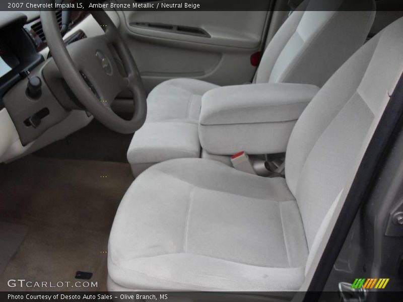 Amber Bronze Metallic / Neutral Beige 2007 Chevrolet Impala LS
