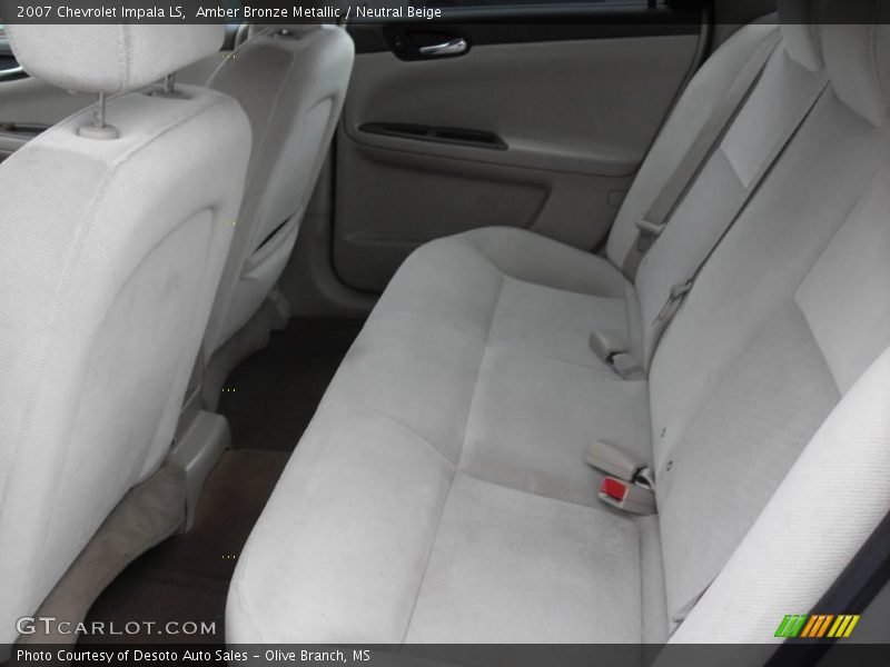 Amber Bronze Metallic / Neutral Beige 2007 Chevrolet Impala LS