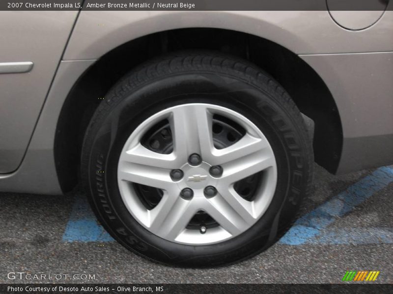 Amber Bronze Metallic / Neutral Beige 2007 Chevrolet Impala LS