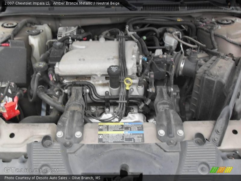 Amber Bronze Metallic / Neutral Beige 2007 Chevrolet Impala LS