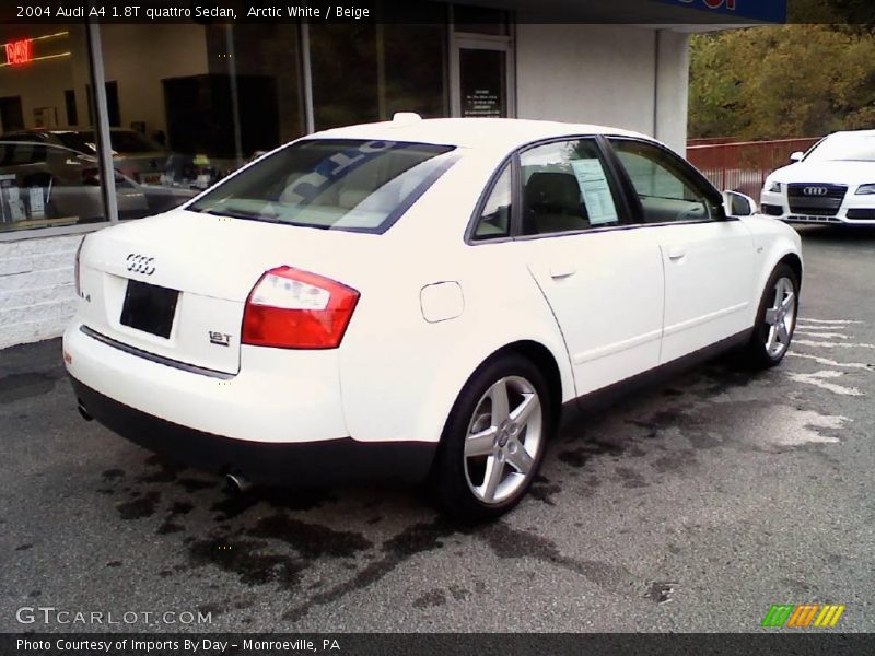 Arctic White / Beige 2004 Audi A4 1.8T quattro Sedan