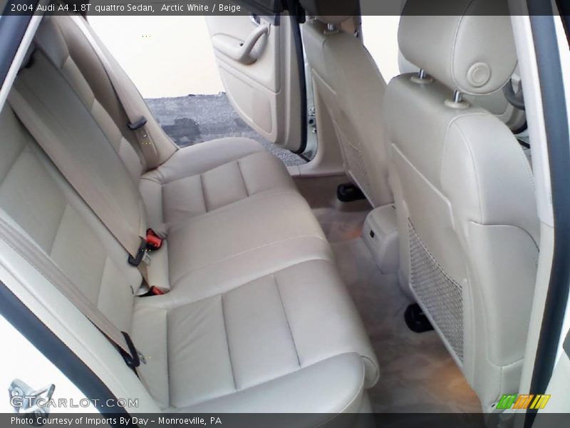 Arctic White / Beige 2004 Audi A4 1.8T quattro Sedan