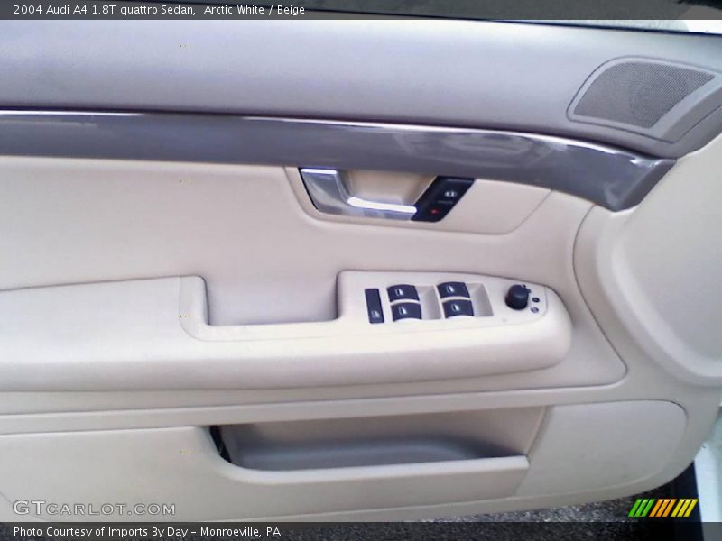 Arctic White / Beige 2004 Audi A4 1.8T quattro Sedan