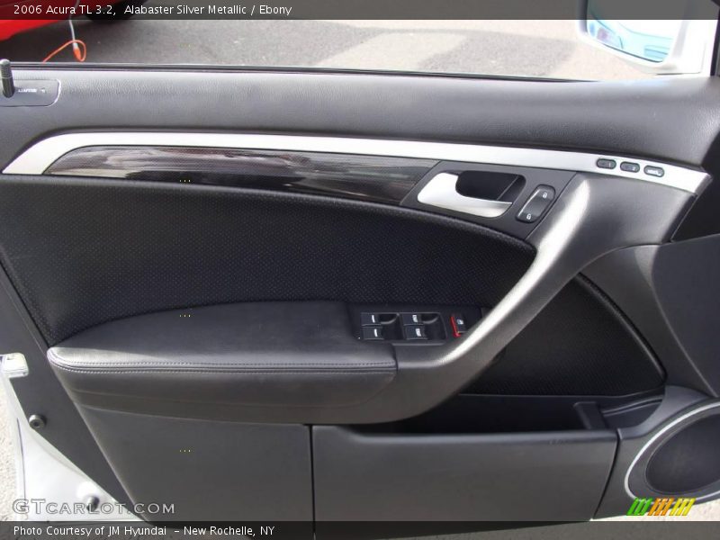 Alabaster Silver Metallic / Ebony 2006 Acura TL 3.2