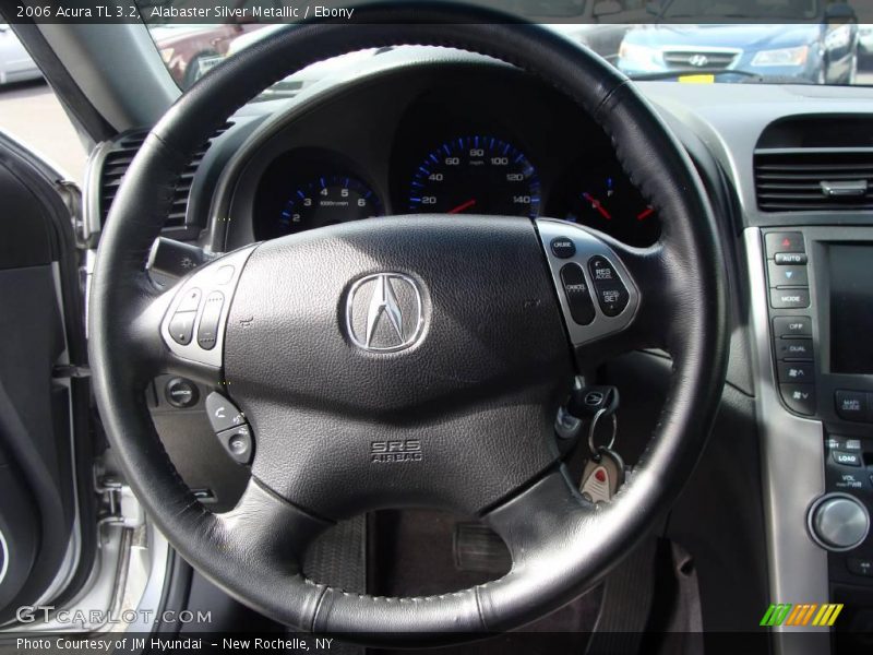 Alabaster Silver Metallic / Ebony 2006 Acura TL 3.2