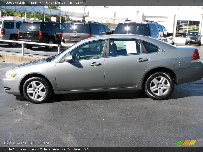 Dark Silver Metallic / Gray 2008 Chevrolet Impala LS