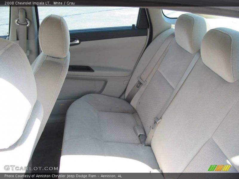 White / Gray 2008 Chevrolet Impala LT