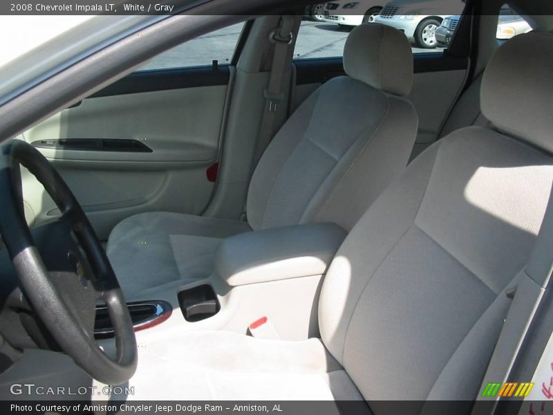 White / Gray 2008 Chevrolet Impala LT