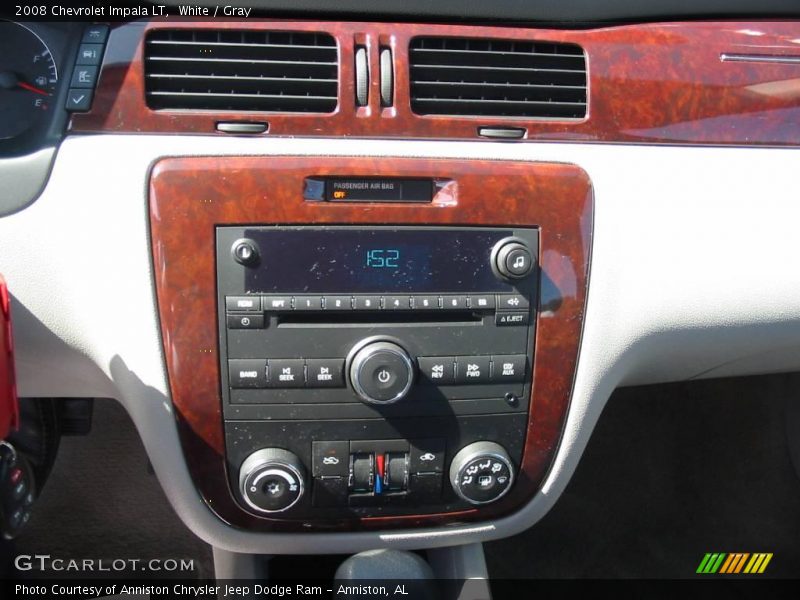 White / Gray 2008 Chevrolet Impala LT