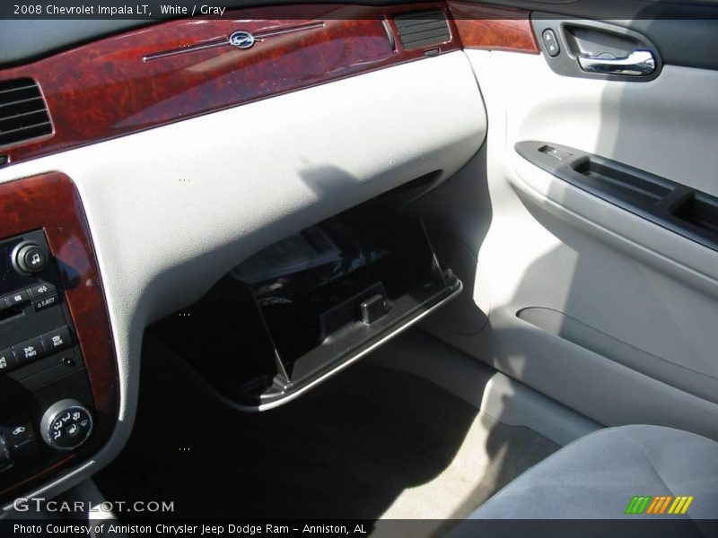 White / Gray 2008 Chevrolet Impala LT