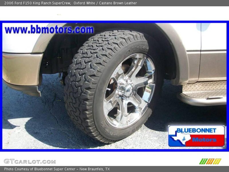 Oxford White / Castano Brown Leather 2006 Ford F150 King Ranch SuperCrew
