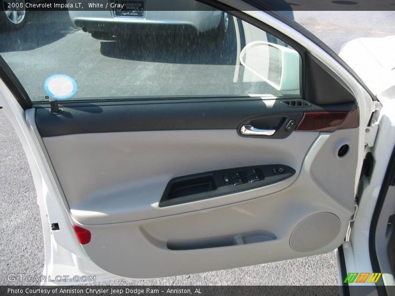 White / Gray 2008 Chevrolet Impala LT