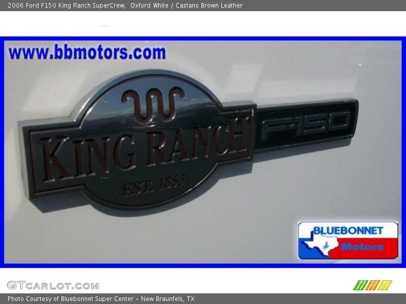 Oxford White / Castano Brown Leather 2006 Ford F150 King Ranch SuperCrew
