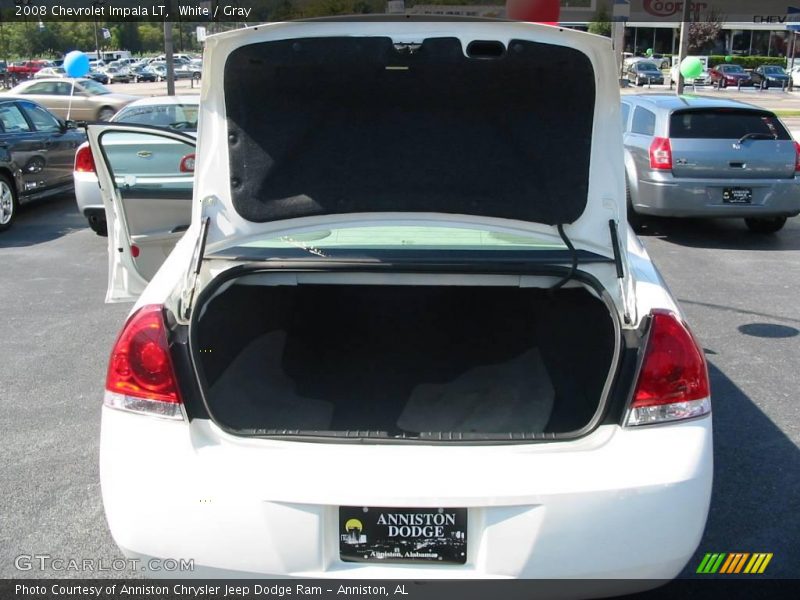 White / Gray 2008 Chevrolet Impala LT