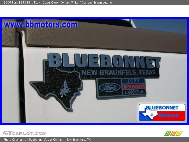 Oxford White / Castano Brown Leather 2006 Ford F150 King Ranch SuperCrew