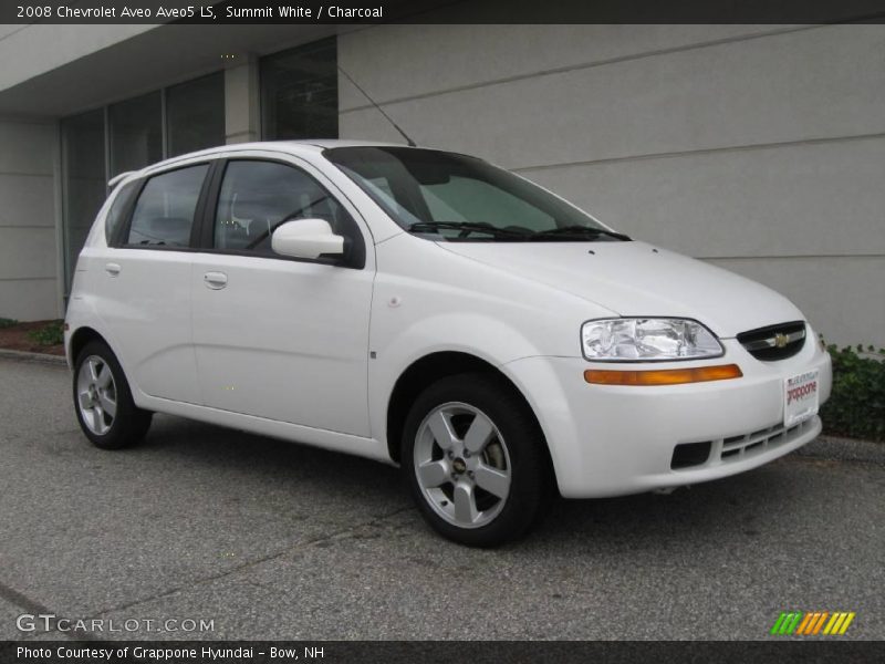Summit White / Charcoal 2008 Chevrolet Aveo Aveo5 LS