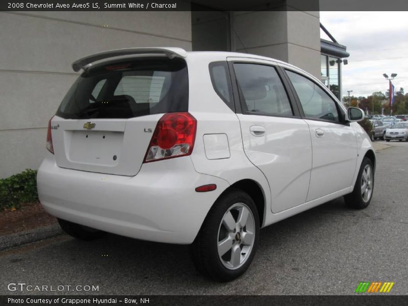 Summit White / Charcoal 2008 Chevrolet Aveo Aveo5 LS