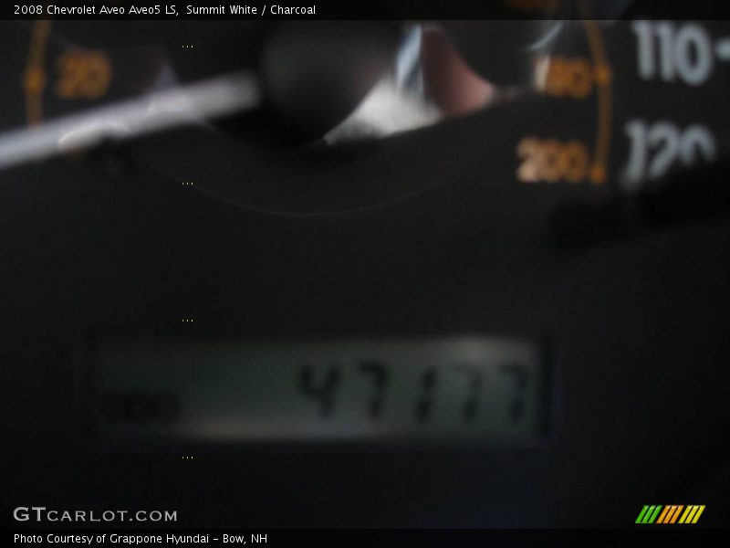 Summit White / Charcoal 2008 Chevrolet Aveo Aveo5 LS