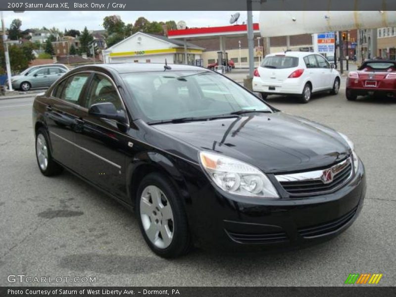 Black Onyx / Gray 2007 Saturn Aura XE