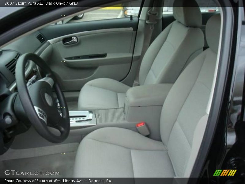 Black Onyx / Gray 2007 Saturn Aura XE