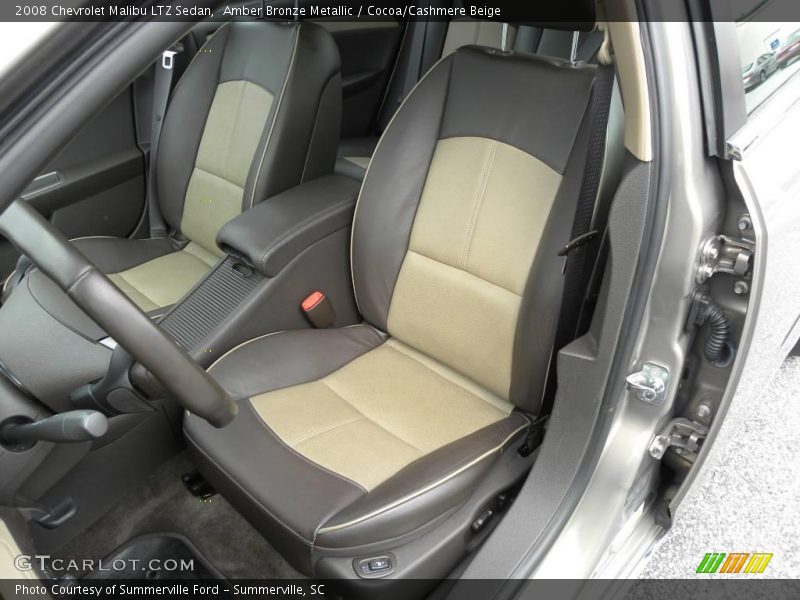 Amber Bronze Metallic / Cocoa/Cashmere Beige 2008 Chevrolet Malibu LTZ Sedan