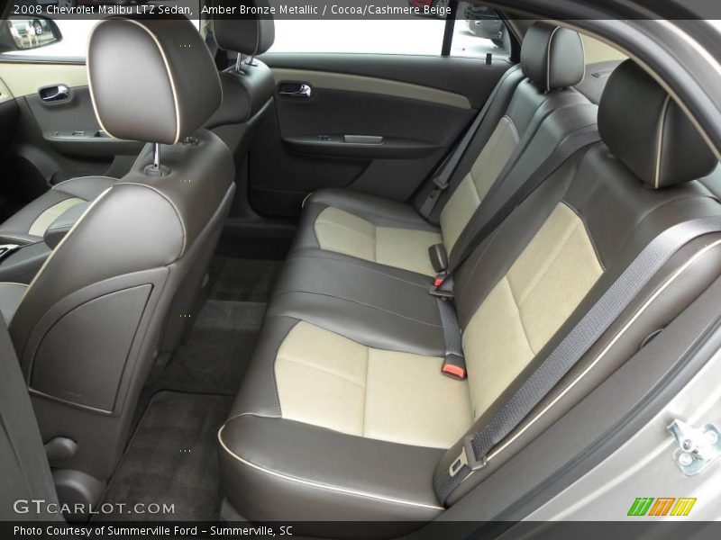 Amber Bronze Metallic / Cocoa/Cashmere Beige 2008 Chevrolet Malibu LTZ Sedan