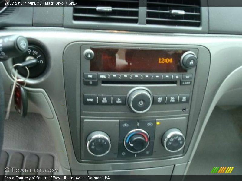 Black Onyx / Gray 2007 Saturn Aura XE