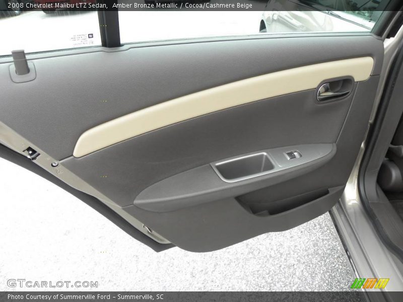 Amber Bronze Metallic / Cocoa/Cashmere Beige 2008 Chevrolet Malibu LTZ Sedan
