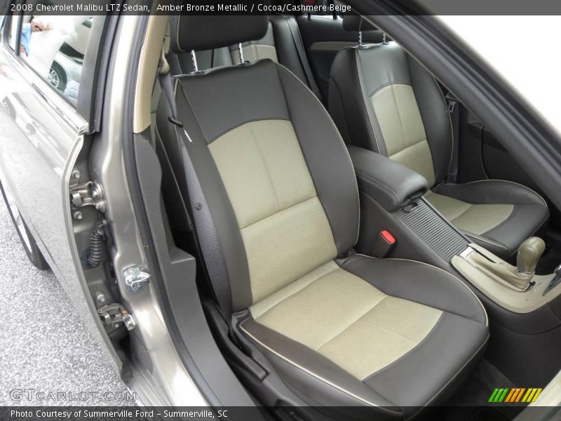 Amber Bronze Metallic / Cocoa/Cashmere Beige 2008 Chevrolet Malibu LTZ Sedan