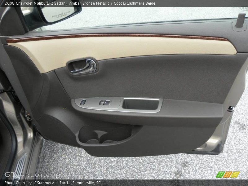 Amber Bronze Metallic / Cocoa/Cashmere Beige 2008 Chevrolet Malibu LTZ Sedan