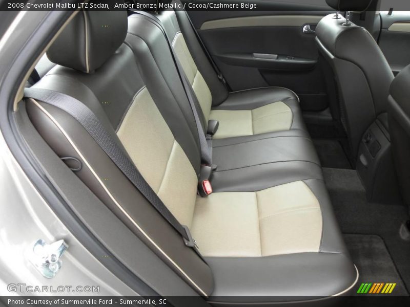 Amber Bronze Metallic / Cocoa/Cashmere Beige 2008 Chevrolet Malibu LTZ Sedan