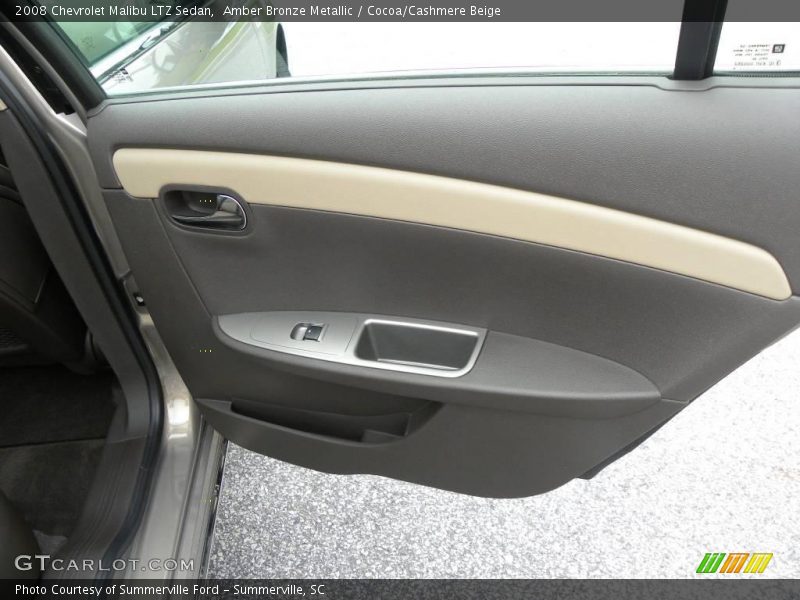 Amber Bronze Metallic / Cocoa/Cashmere Beige 2008 Chevrolet Malibu LTZ Sedan