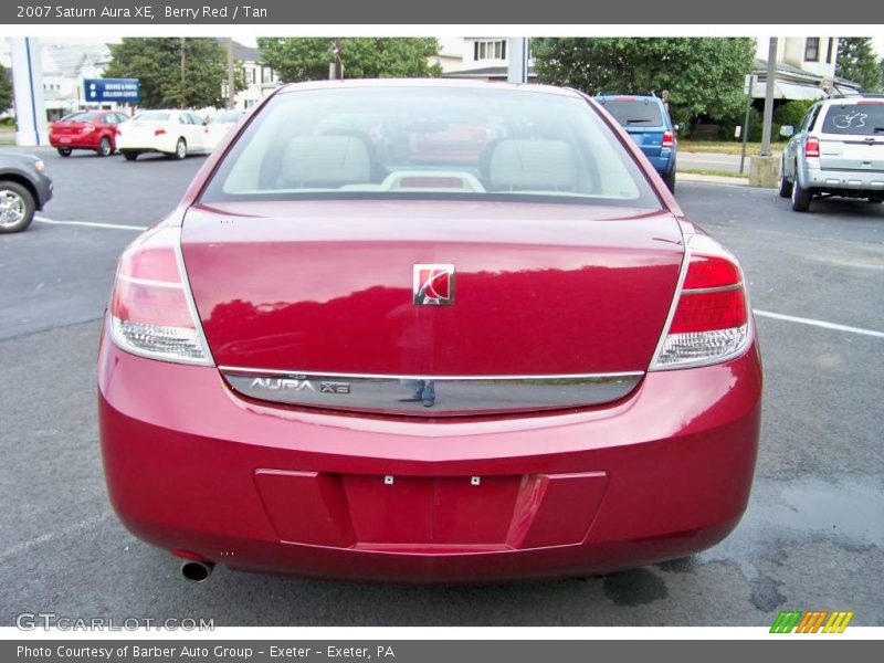 Berry Red / Tan 2007 Saturn Aura XE