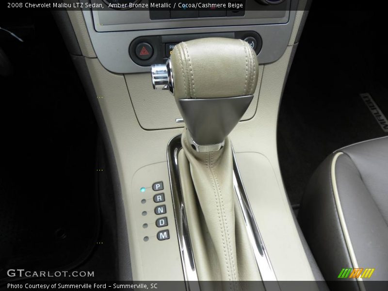 Amber Bronze Metallic / Cocoa/Cashmere Beige 2008 Chevrolet Malibu LTZ Sedan
